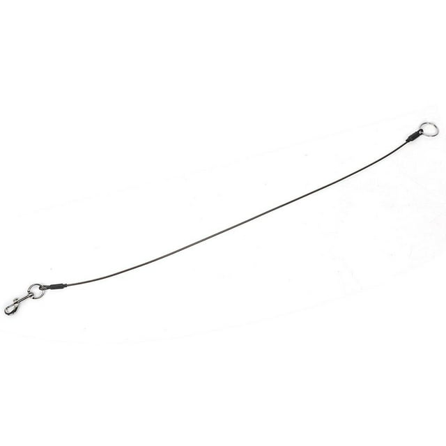Herwey Wrapped Steel Wire Leash Pet Fixed Rope Grooming Cable Single Loop for Pet Shower Bathing