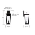 thumbnail image 2 of Capital Lighting - Elliott - 1 Light Outdoor Wall Lantern In Minimalist Style-20, 2 of 6