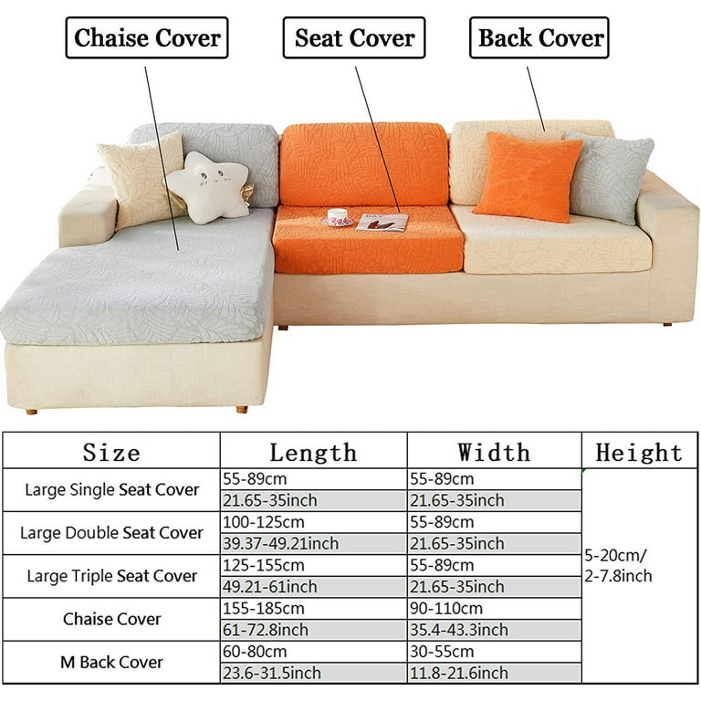Stretchable Universal Sofa Cushion Cover - Easy To Clean And Durable - Temu