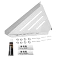 thumbnail image 2 of Stainless Steel Triangular Storage Shelf Shower Corner Shelf Rack Organizer for Home Bathroom, 2 of 7