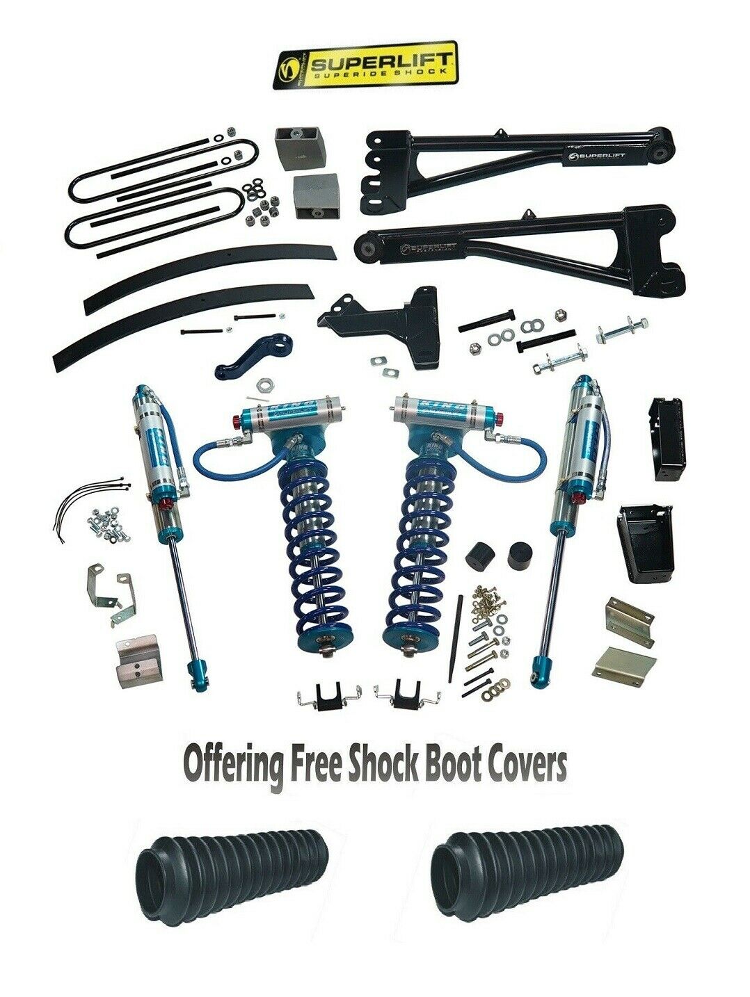 leaf springs ford f250 on Superlift 2011 2016 Ford F 250 F 350 Super Duty 4wd Dsl With Rep Radius Arms Clvrs King Rr Shocks Lift Kit 8 Inch K991kg 86040x2 Walmart Com Walmart Com