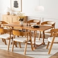 thumbnail image 4 of ANHDAH Set of 4 Wooden Dining Room Chairs, Upholstered Armchairs, Farmhouse Style for Kitchen & Living Room, 4 of 8