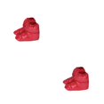 thumbnail image 2 of Matsuzay Botas de pantuflas a prueba de viento, térmicas, suaves, de nailon, ligeras, botas cálidas, calcetines cómodos, cálidos, duraderos, Rojo Tamaño M 2piezas, 2 of 6