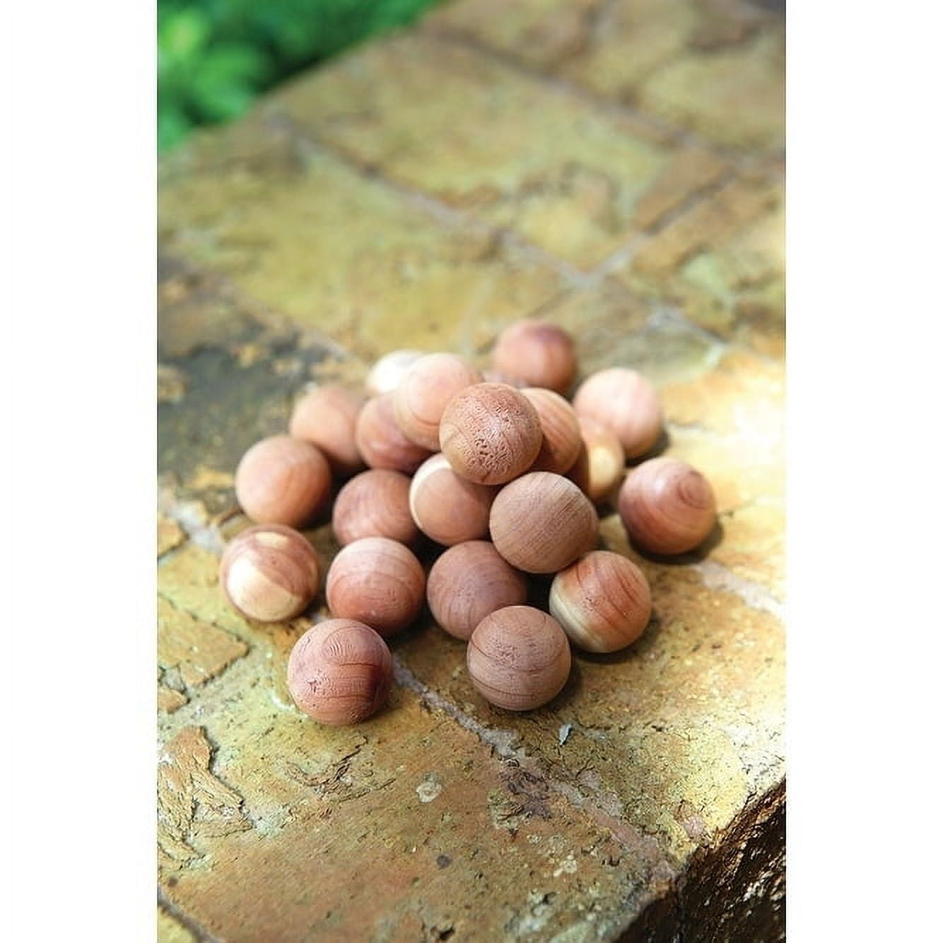 Cedar Balls - Absorb moisture and Eliminate Odors (Set of 24) by International Hanger