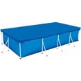 thumbnail image 1 of Cubierta de piscina tubular rectangular, cubierta de burbujas para piscinas tubulares, azul (220 x 150 cm), 1 of 3