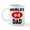 White, variant on CafePress - World's #4 Dad | Mug - 11 oz Ceramic Mug - Novelty Coffee Tea Cup