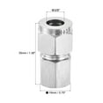 thumbnail image 2 of Uxcell Compression Tube Fitting 1/4NPT Female Thread x 3/8" Tube OD 304 Stainless Steel, 2 of 5