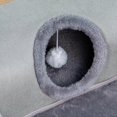 thumbnail image 5 of Foldable Cat Tunnel, UShaped Cat Cave with Washable Bed, Plush Ball, 5 of 5