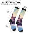thumbnail image 5 of Bixox Colorful Cloud Sleeping Cat Print Compression Socks,Compression Socks Women & Men Circulation for Medical,Running,Athletic, 5 of 7