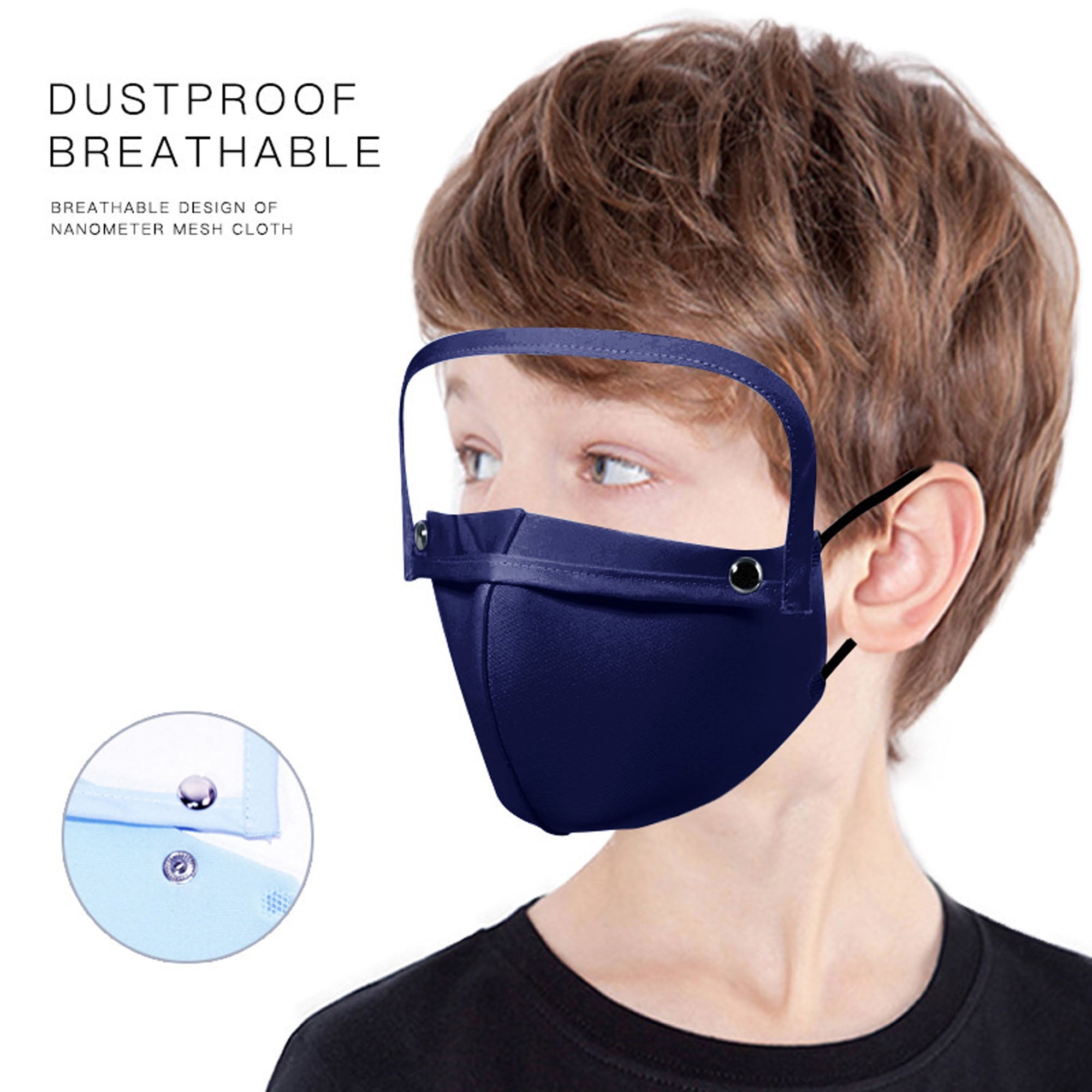 Details about   Adult Face Mask Protective Guard Visor Eye Shield Cover Mouth Filter Reusable 