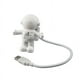 thumbnail image 2 of Lámpara de lectura LED USB 2 piezas astronauta creativo oso de fresa, 2 of 4