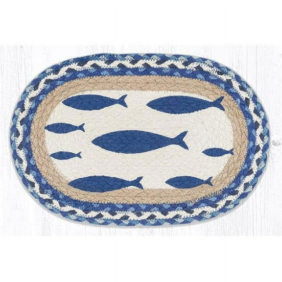 Capitol Importing 81-443F 10 x 15 in. MSP-443 Fish Printed Oval Swatch