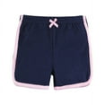 thumbnail image 6 of Hudson Baby Girl Shorts Bottoms 4-Pack, Pink Navy, 3 Toddler, 6 of 6
