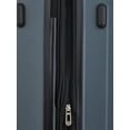 thumbnail image 5 of Travelers Club 4-Piece Hard Side Luggage Set with Spinner Wheels - Dark Slate Gray, 5 of 12