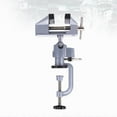 thumbnail image 3 of WASHWEPE Table Vice Clamp with Clamping Function Silver Aluminium Alloy 1Pcs, 3 of 3