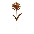 thumbnail image 3 of Village Wrought Iron RGS-95 Daisy Rusted Garden Stake, 3 of 3