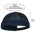 thumbnail image 3 of vlrwzc vlrwzc Pro Mesh Breathable Brimless Adjustable Rolled Cuff Polyester Casual Cap, Blue, 21.65-23.62inch, 1 Count, 3 of 7