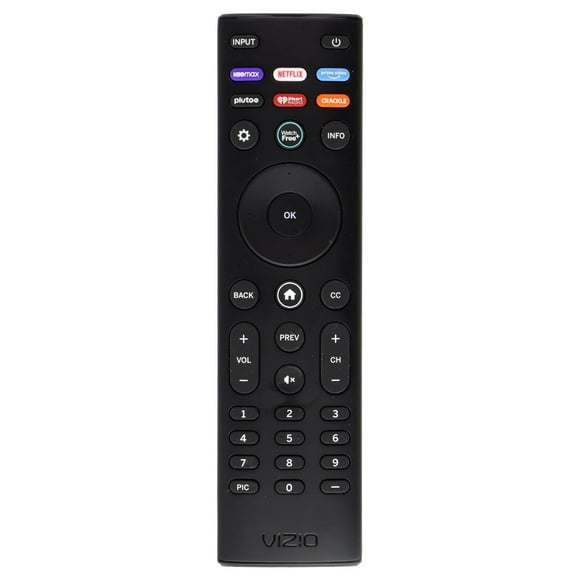 VIZIO SmartCast TV Remote with HBO Max/Netflix/Prime Keys - Black (XRT140V5) (Used)