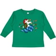 thumbnail image 3 of Inktastic Cute Christmas Unicorn with Cookies Boys or Girls Long Sleeve Toddler T-Shirt, 3 of 5