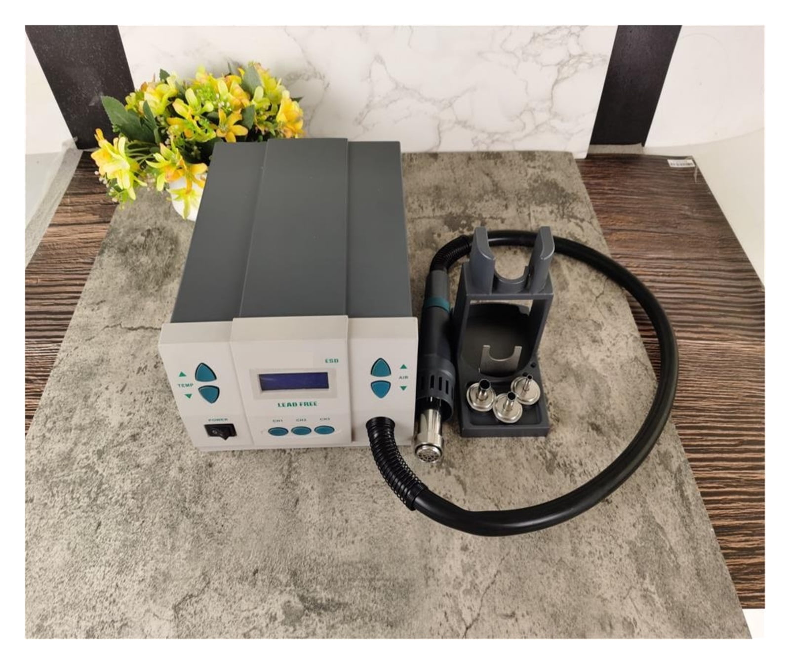 861DW Heat Gun Lead-free Hot Air Welding Station Hairdryer Soldering Hot Air Rework Station Hot Air GGun ,High Temperature Resistant