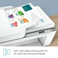 thumbnail image 4 of Open Box HP DeskJet 4155e Wireless Color All-in-One Printer, White, 4 of 11