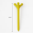 thumbnail image 7 of Cheers.US 15Pcs/Set Golf Tees Professional Multiple Color Stable Less Resistance Golf Plastic Tees for Clubs, 7 of 7