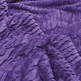 thumbnail image 4 of Home Soft Things Colleen Air Brushed Faux Fur Throw Blanket Luxury Soft Cozy Fluffy Throw - Purple - 60" x 70", 4 of 6