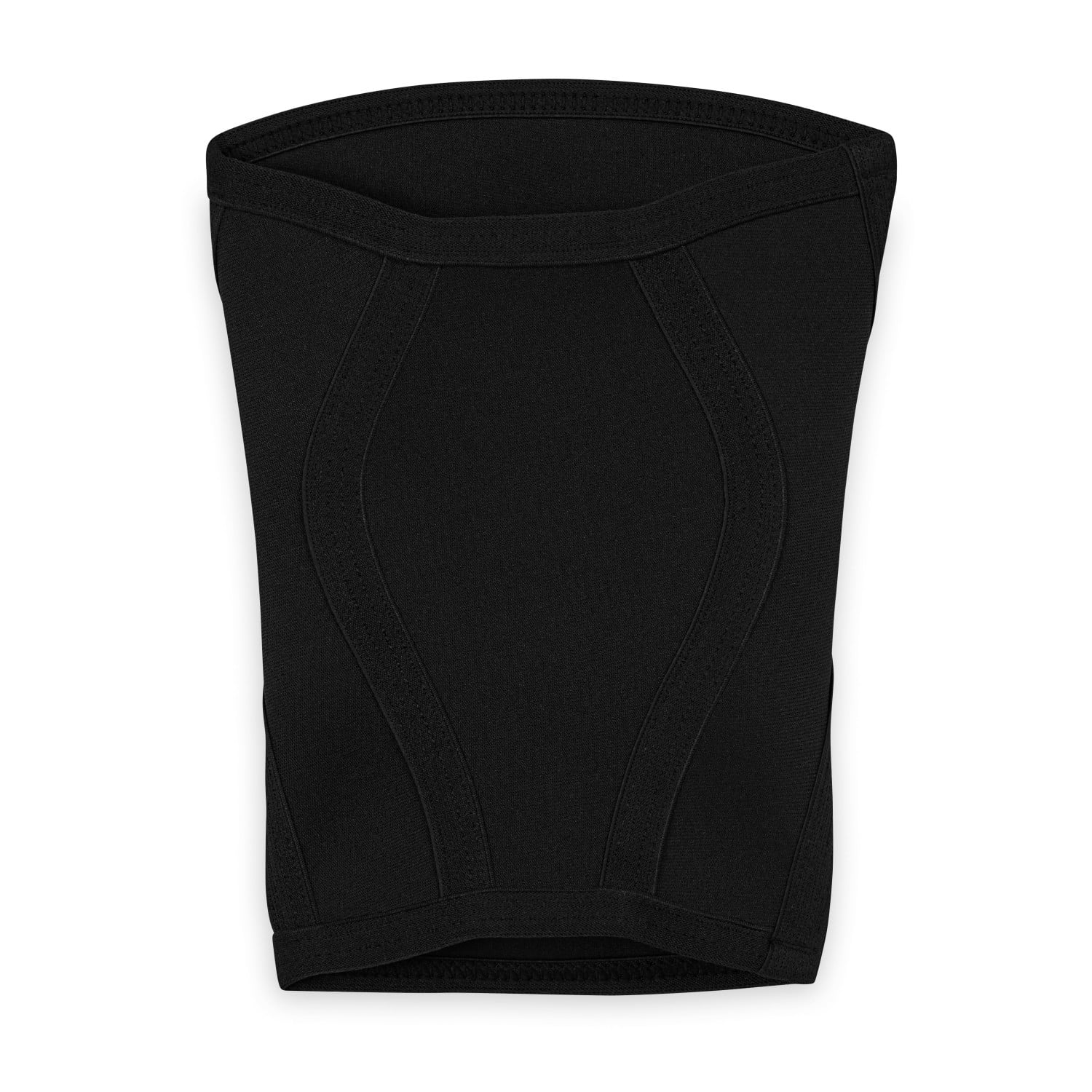 (2 pack) Reebok Delta Support Knee Sleeve, S/M - L/XL, Black, 5mm Neoprene Compression, Ergonomic Fit, Unisex
