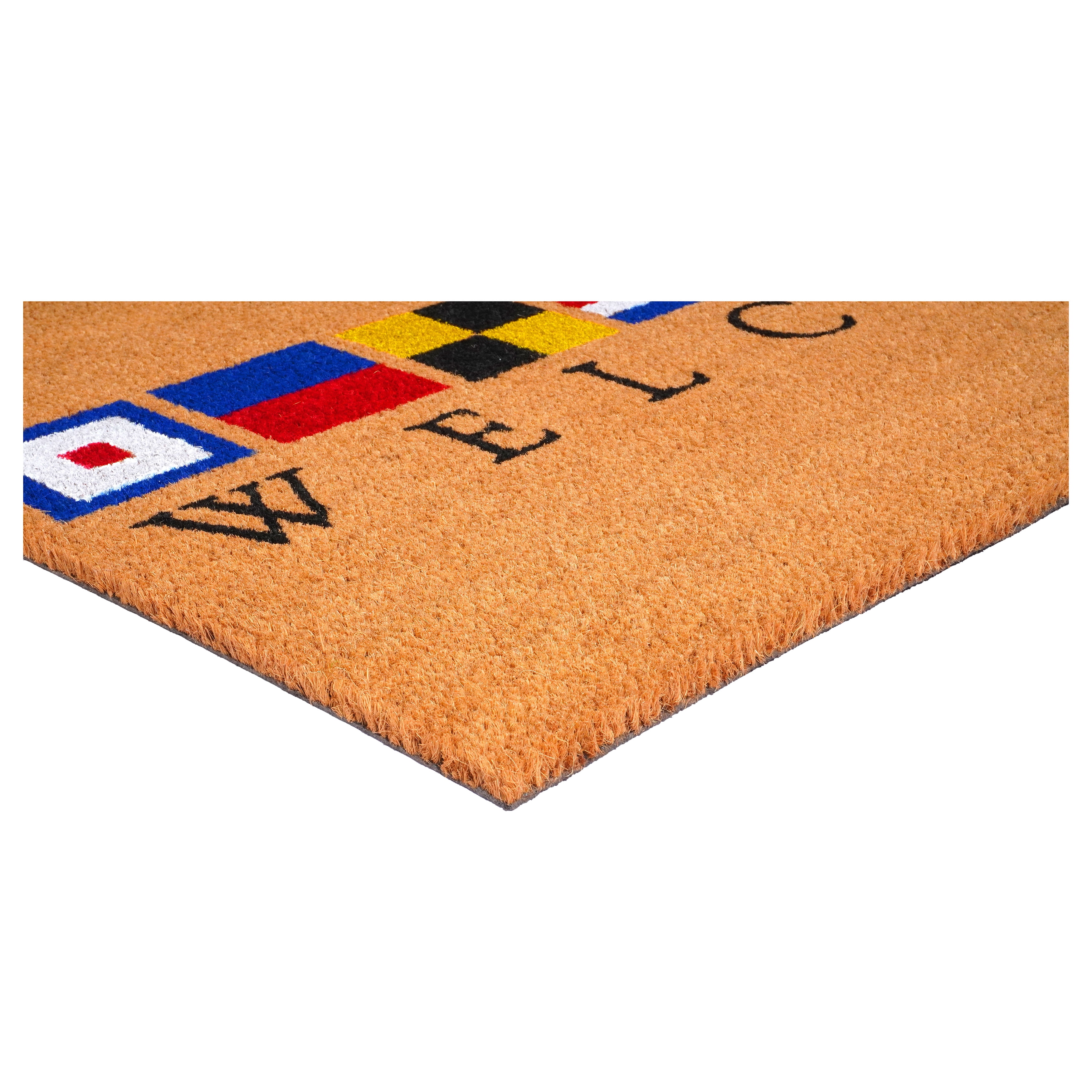 Calloway Mills Nautical Welcome Outdoor Doormat 17" x 29"