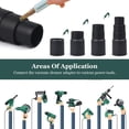 thumbnail image 2 of Universal Vacuum Cleaner Power Tool Adaptor, 8 PCS Vacuum Reducer Hose for Dust Extraction Vacuum Cleaner,8 x Vacuum Cleaner Hose Adapter,Black, 2 of 9