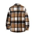 thumbnail image 4 of Mens Flannel Shirts Casual Button Down Long Sleeve Plaid Shirt with Pockets, 4 of 11