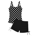 thumbnail image 6 of HAOTAGS Girls Swimsuit Sets,Quick-drying Printed Surf Bikini With Padded Summer Two-Piece Set Black Size 7, 6 of 9