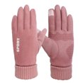 thumbnail image 2 of 1 Pair Touch Screen Gloves, Winter Warm Anti-Slip Gloves Driving Cycling Running Gloves Thin Fleece Lining Gloves for Men Women, 2 of 7
