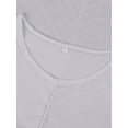 thumbnail image 5 of Fashion Women Sleeveless T Shirts Summer Beach Tank Tops Vest Ladies Loose Kaftan Tunic Blouse PLus Size Light Gray M, 5 of 6