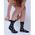 thumbnail image 5 of Ruffle Socks for Women Ankle Cute Cotton Polka Dot Novelty Sock 6 Pairs with Gift Box, 5 of 8