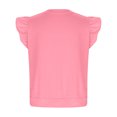 thumbnail image 6 of Nskgu Girls Shirt - Short-Sleeve Twist Front T-Shirt for Girls with Cute Flying Sleeves - Summer Blouse Tunic Tee Tops, 6 of 7