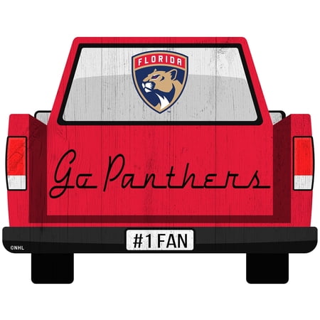 Florida Panthers 12 x 12 Truck Back D-cor Florida Panthers 12 x 12 Truck Back D-cor