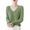 Mint Green, variant on Breezora Women's Pure Wool V Neck Pullover Sweater Thermal Knit Base Layer for Cold Weather Casual Outfits L Size