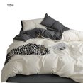 thumbnail image 4 of YAOMOBB Housse de Couette Inoffensive Drap Housse de Couette Ensemble Format Grand Couette Ultra Douce Résistante à l'Usure Taie d'Oreiller, 4 of 7