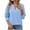Light Blue, variant on Women's 1/4 Zip Pullover Sweatshirt with Pocket Solid Color Loose Crewneck Quarter Zipper Fall Winter Tops (XL, White)
