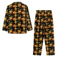 thumbnail image 6 of FOR U DESIGNS Thanksgiving Pumpkin Womens Nightwear Sets Button Front 2 Piece Long Sleeve Button Up Pajamas for Women Size 2XL Button Down Jogger Loungewear Pjs, 6 of 6