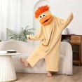 thumbnail image 3 of 𝑲𝑰𝑫𝑺 Big Mouth Funny Monster Onesie With Comb Hooded 𝑷𝑨𝑱𝑨𝑴𝑨𝑺 | Silly Big Mouth Monsters Plush Jumpsuit with Pocket Cozy Home Soft Plush Home Loungewear 2027 Halloween Family Costumes, 3 of 7