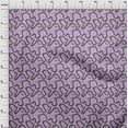 thumbnail image 4 of oneOone Cotton Poplin Purple Fabric Travel Craft Projects Decor Fabric Printed By The Yard 56 Inch Wide, 4 of 4