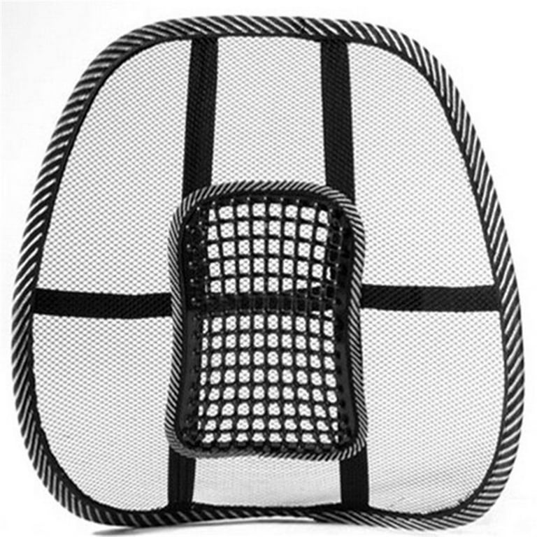 Casewin Lumbar Support, Car Mesh Back Support with Massage Beads Ergonomic  Designed for Comfort and Lower Back Pain Relief - Lumbar Back Support  Cushion for Car Seat, Office Chair ,Wheelchair 