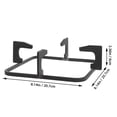 thumbnail image 2 of OULII 2Set Black Cast Iron Stove Racks for Stove with Energy Efficiency for Cooking, 2 of 8
