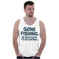thumbnail image 3 of Funny Dad Gone Fishing Hunting Season Tank Top Sleeveless Tee Men Brisco Brands S, 3 of 5
