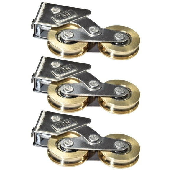 Sliding Door Roller Furniture Hardware for Window Rollers Casters Brass Wheel