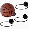 thumbnail image 2 of Soporte de pared para balones de baloncesto Soporte universal de metal para balones de baloncesto, fútbol y voleibol, para almacenamiento y exposición, 2 of 7
