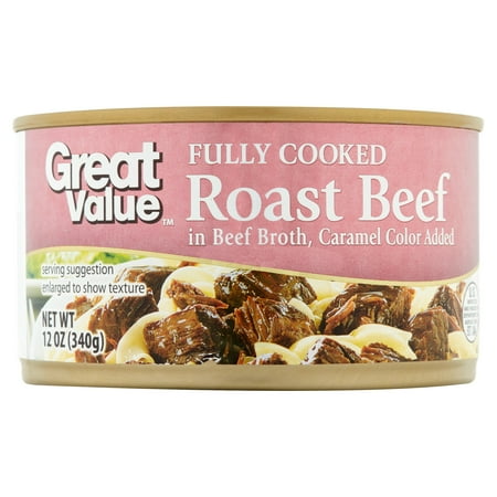 - (2 Pack) Great Value Fully Cooked Roast Beef, 12 oz