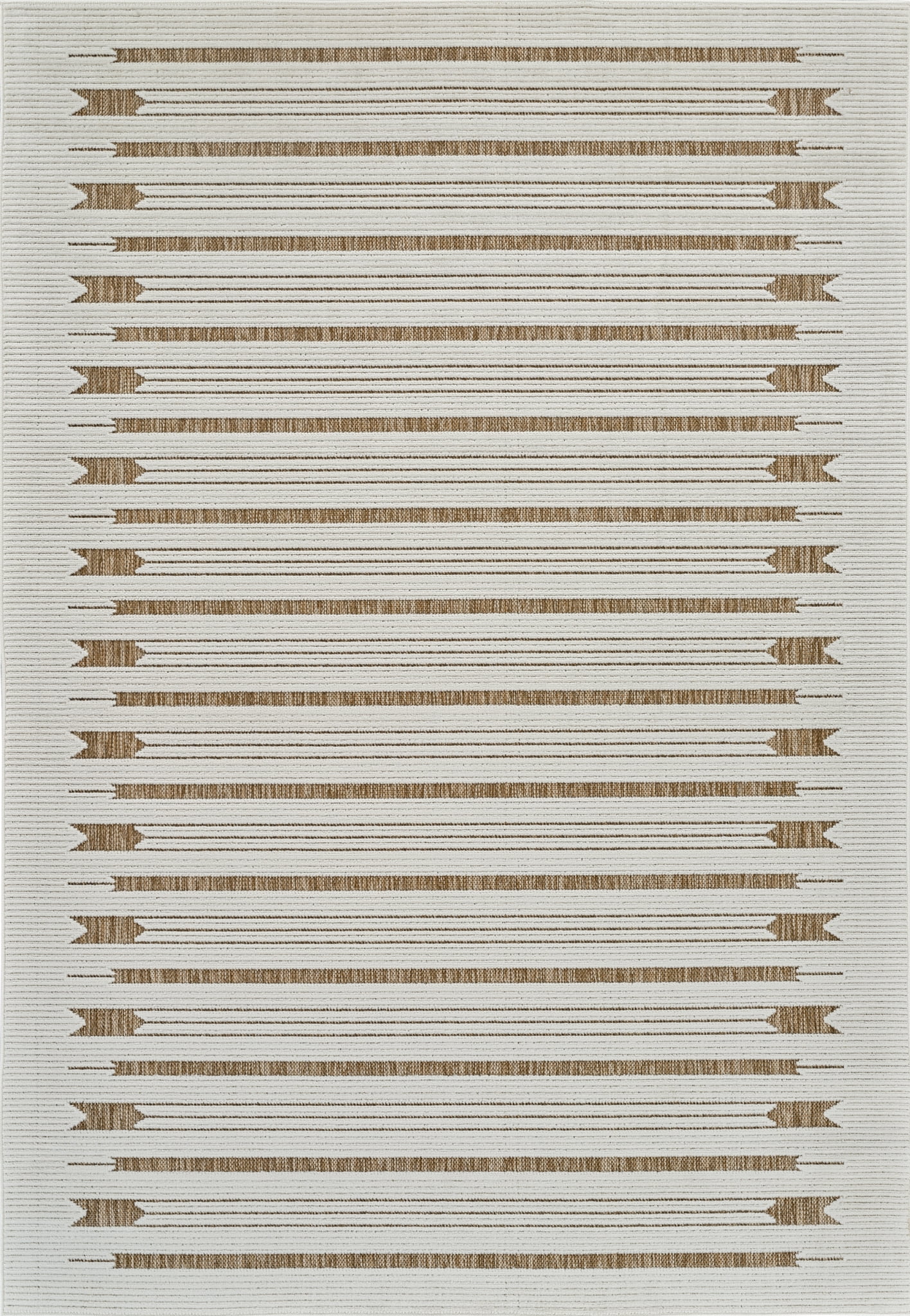 Rug Branch Maise Abstract Indoor Outdoor Area Rug, Beige Brown, Modern - Entryway, Hallway, Bathroom
